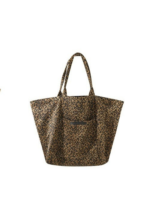 Leopard Large Capacity Hobo Tote Shoulder Bag