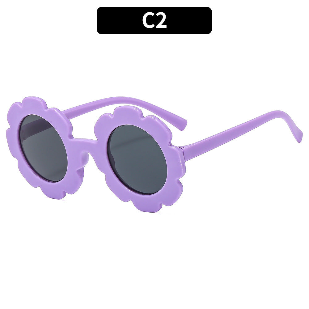 Colorful Children’s Classic Sunflower Sunglasses Cute UV Protection