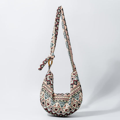 Vintage Print Zipper Bags