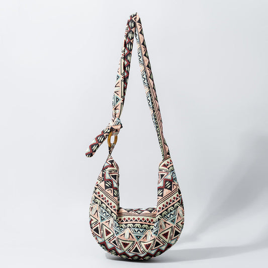 Vintage Print Zipper Bags