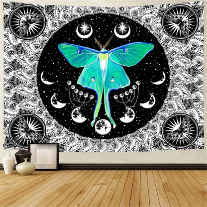 New Psychedelic Mushroom Tapestry Dream Plant Wall Tapestry Galaxy Space Tapestry Starry Sky Tapestry Wall Hanging