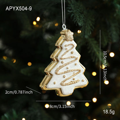 Sparkly Cartoon Charm Christmas Hanging Ornament