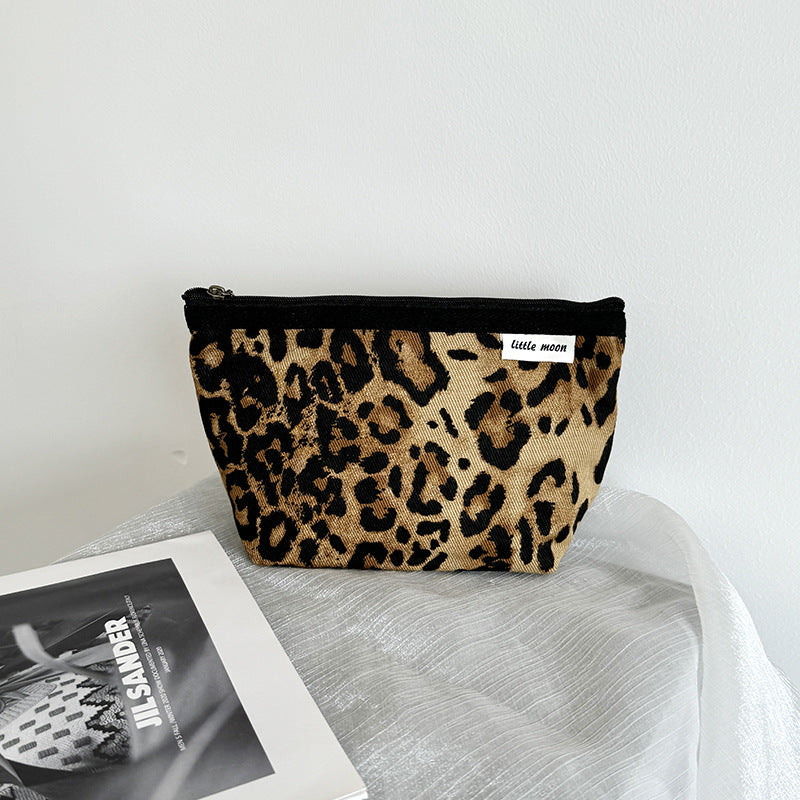 Mini Makeup Bag Canvas Cosmetic Organizer Travel Pouch