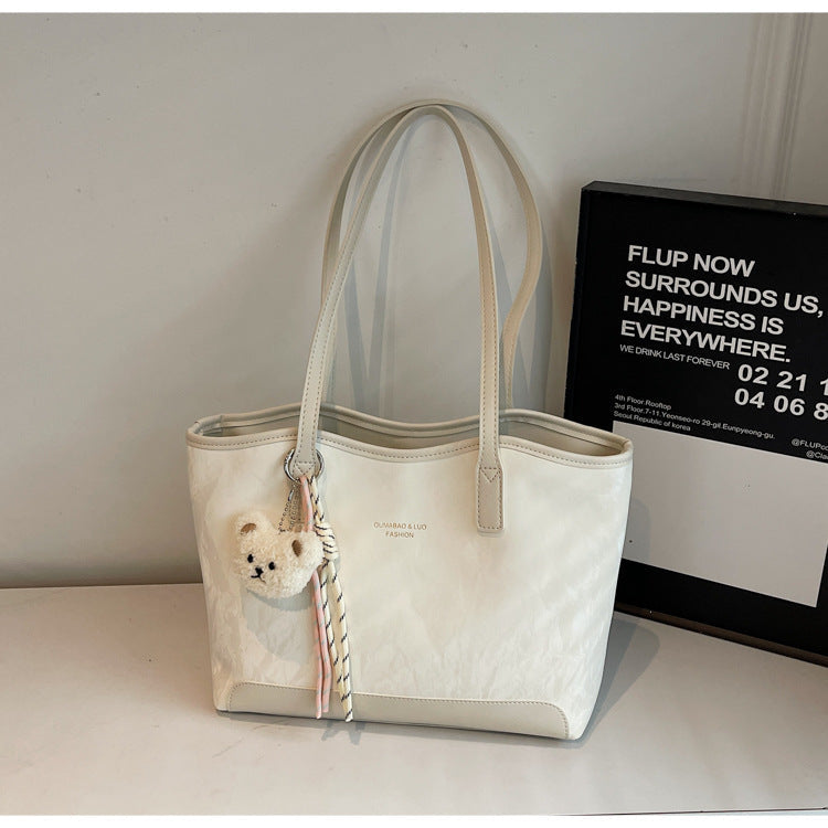 Vintage Style Large Capacity Tote Bag for Women
