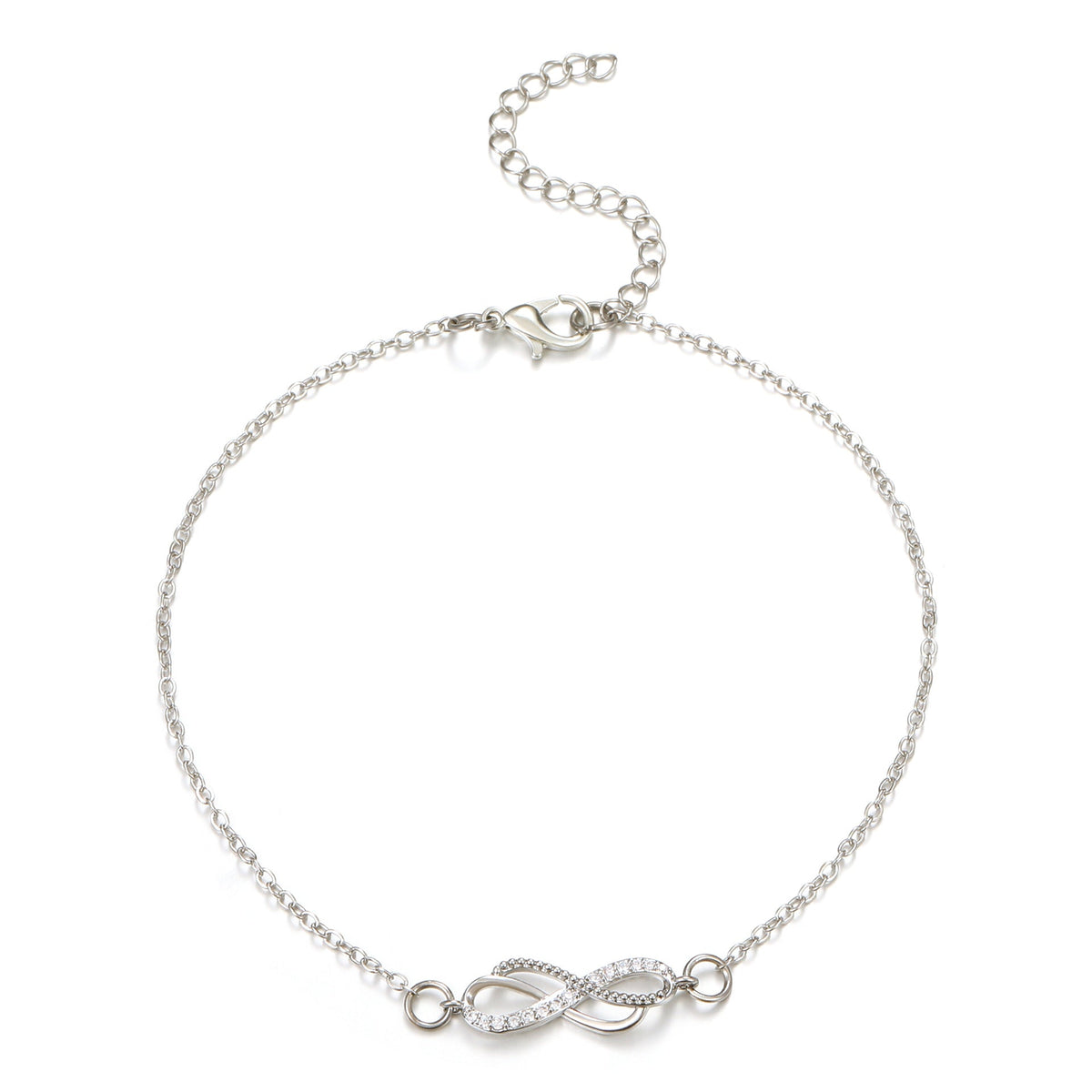Vintage Zircon Delicate  Anklet