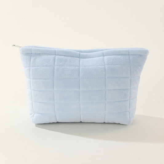 Solid Color Large Capacity Simple Make Up Bag