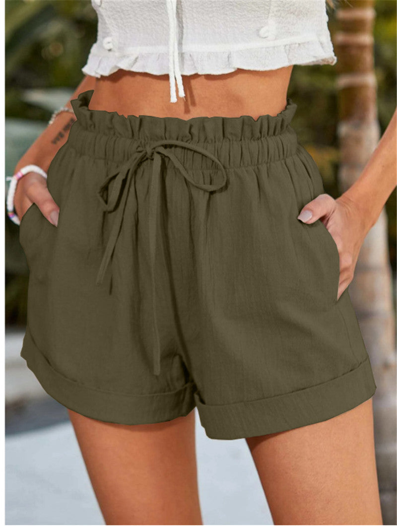 Relaxed Drawstring Shorts