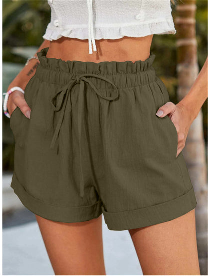 Relaxed Drawstring Shorts