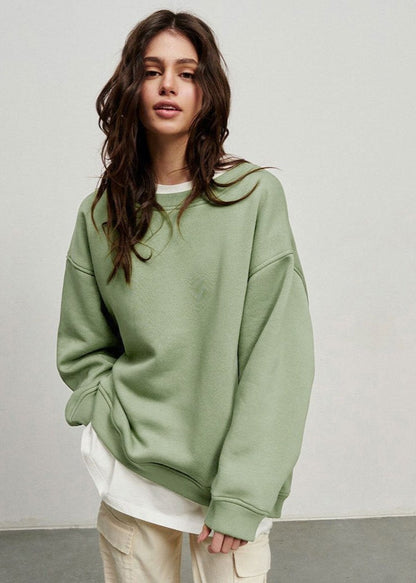 Oversized Sweatshirt Soft Fabric Relaxed Fit