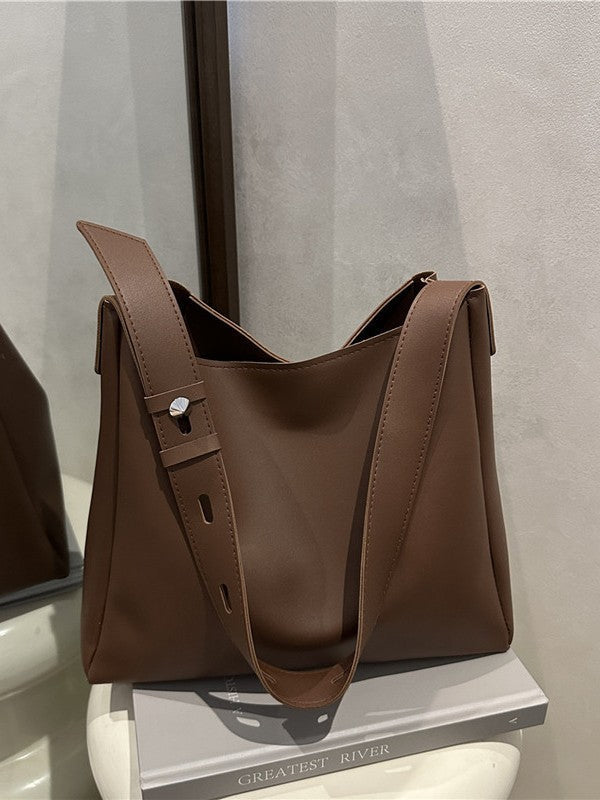 Large Capacity Commuter Tote Bag Set Stylish Shoulder Bag