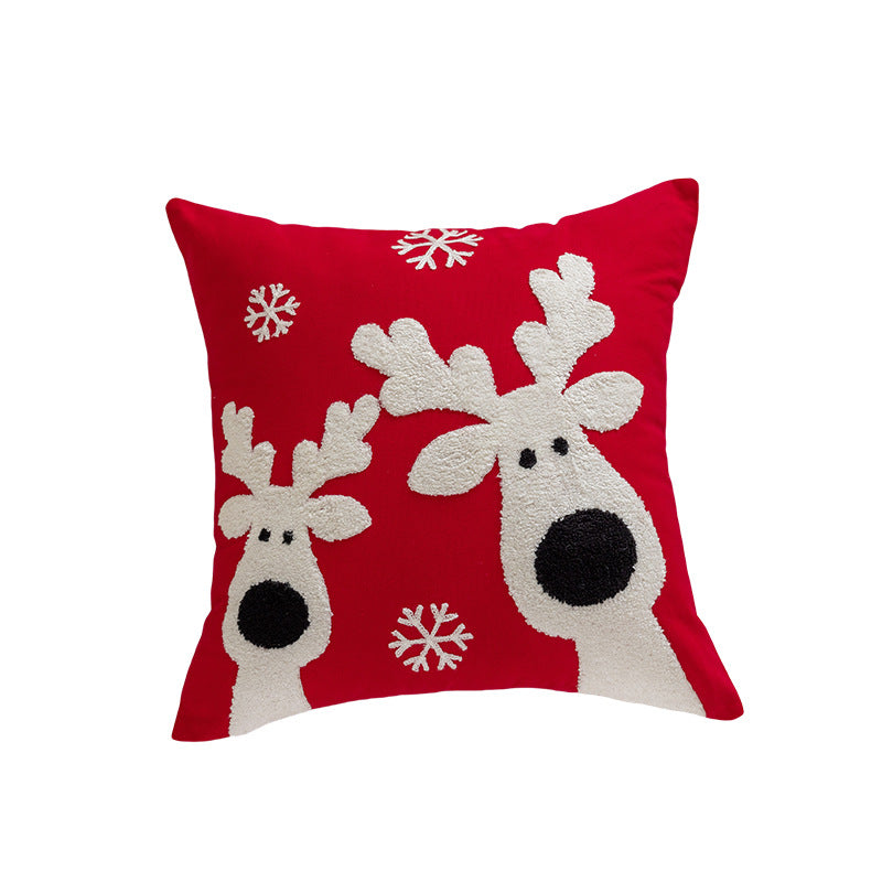 Cozy Square Christmas Decor Cushion Covers