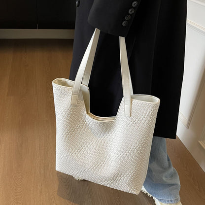Large Capacity Woven Tote Bag for Women