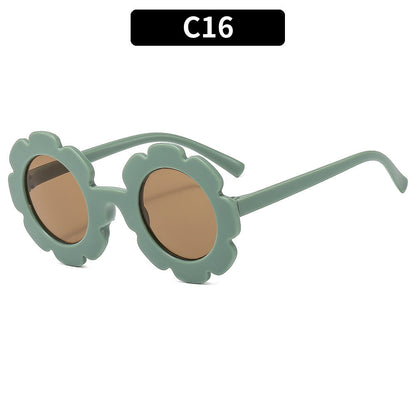 Colorful Children’s Classic Sunflower Sunglasses Cute UV Protection