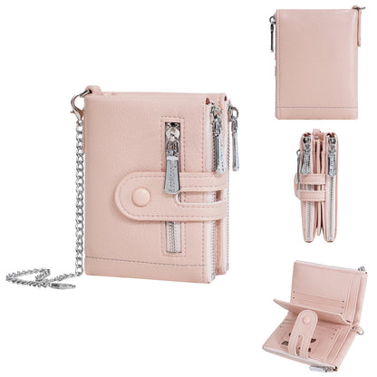 Solid Color Portable Card Cases Wallets
