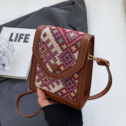 Boho Style Crossbody Phone and Coin Purse