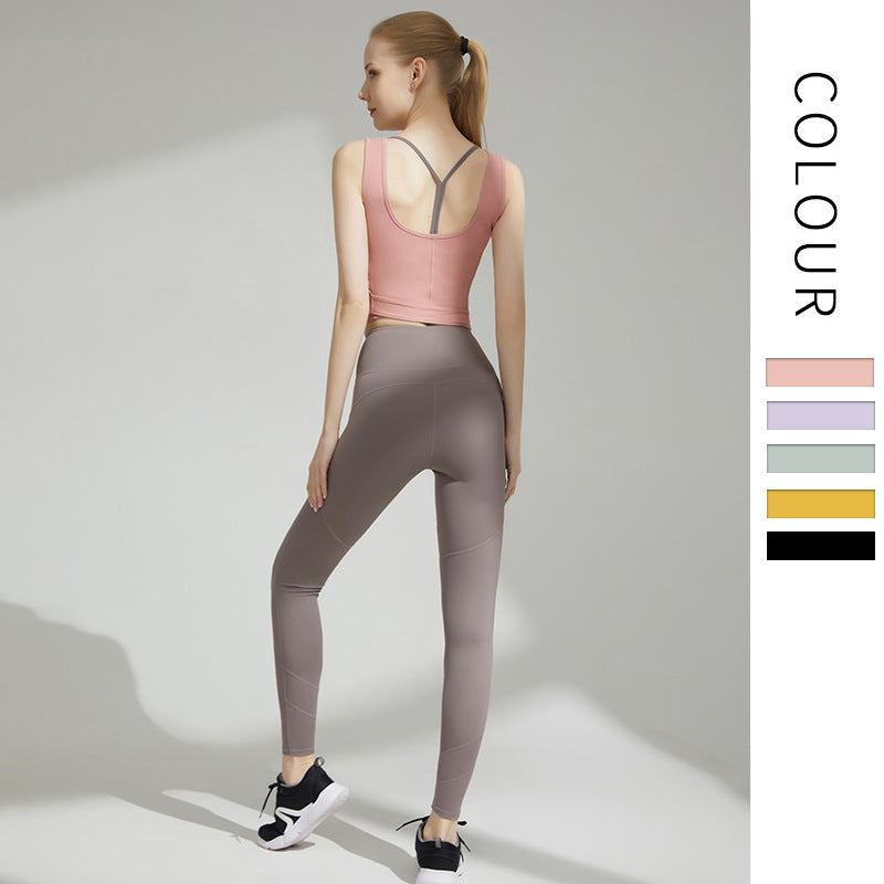 Yoga Clothes Women'S Summer Professional High End Fashion Net Red New Temperament Xianqi Gym Running Fitness Clothes