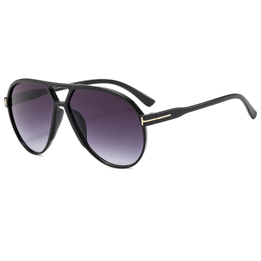Trendy Oversized Square Sunglasses with UV400 Protection