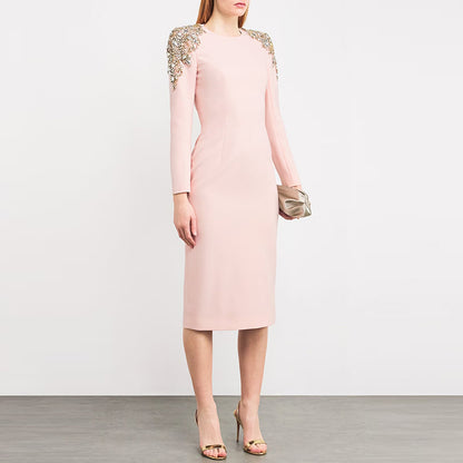 Fashionable Elegant Long Sleeve Sequin Dress
