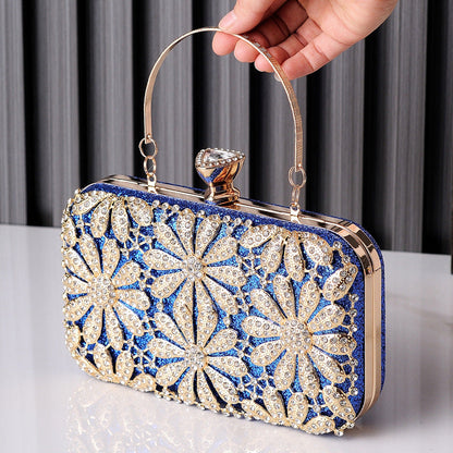 Fashionable Evening Clutch with Rhinestones