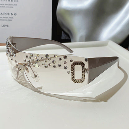 Trendy Stylish Oversized Round Frame Sunglasses for Women