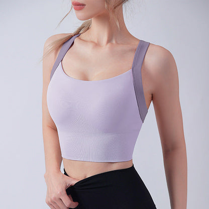 High Strength Shockproof Sports Underwear Women'S Fitness Yoga Vest One Piece Bra