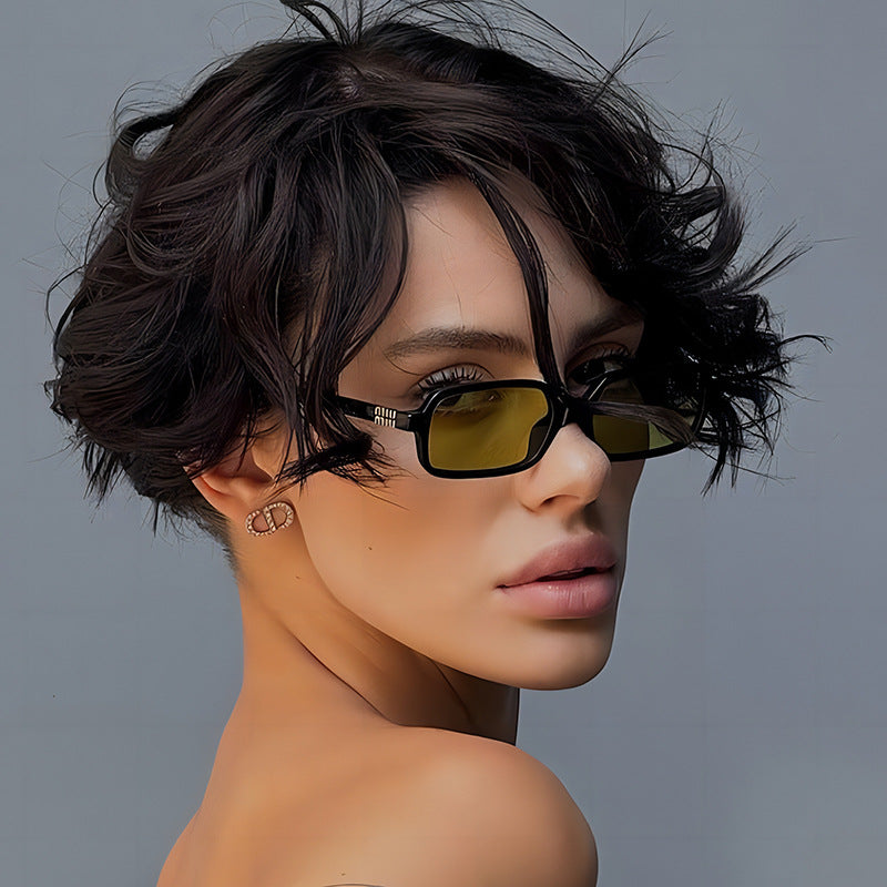 Retro Style Square Frame Sunglasses for Women - UV400 Protection