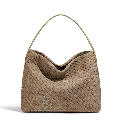 Simple Handmade Woven Large Capacity Underarm Bag