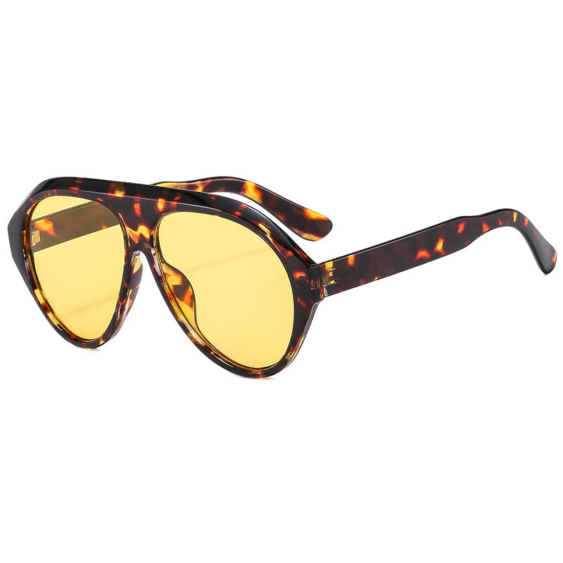 Trendy Oversized Sunglasses Classic Pilot Style UV400 Protection