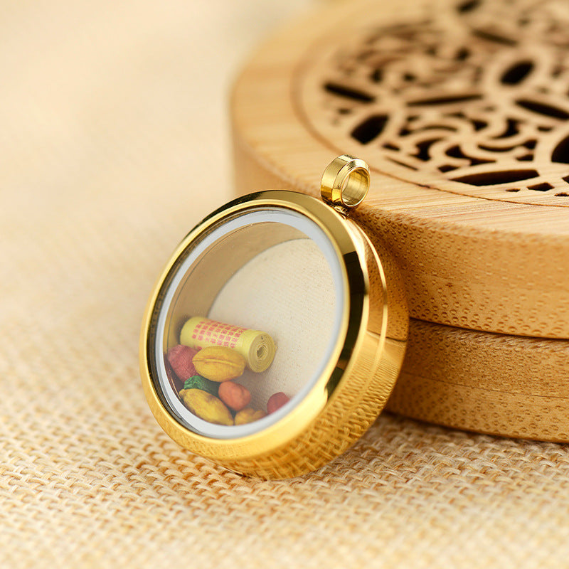 Tangka Gawu Box Zalam Tangka Prajna Eye Wealth God Eye Can Be Opened To Hold Things Zalam Pendant