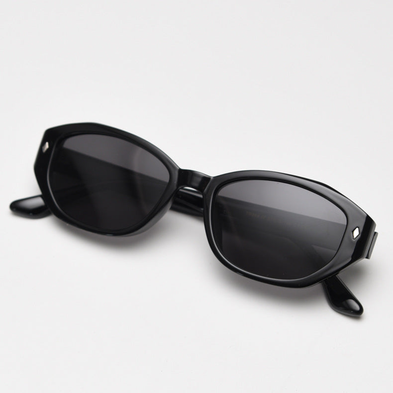 Vintage Narrow Frame Polarized UV Protection Sunglasses