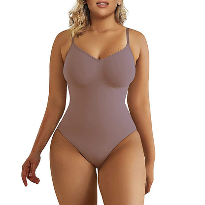 Seamless Shaping Bodysuit With Waist Support And Butt Lift