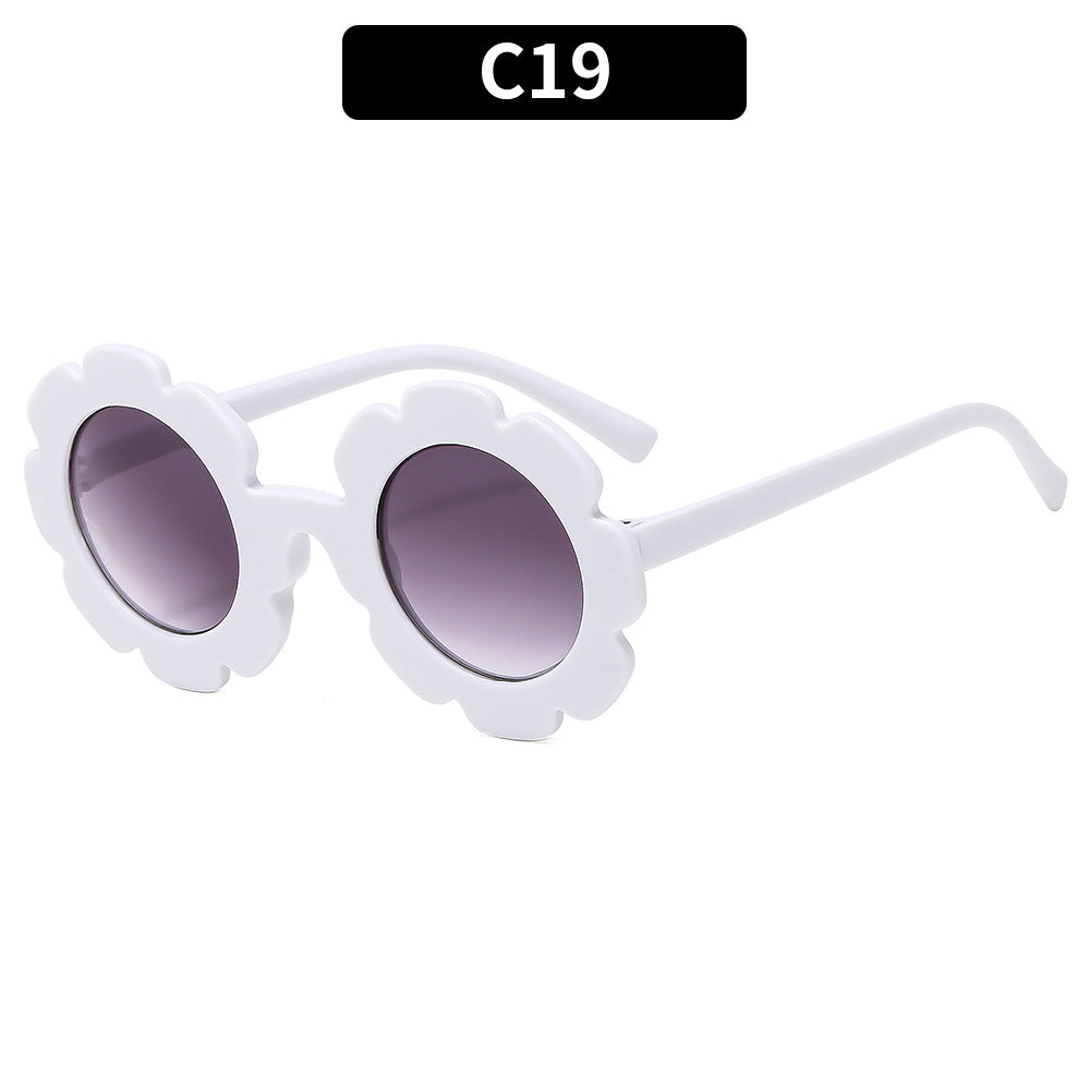 Colorful Children’s Classic Sunflower Sunglasses Cute UV Protection