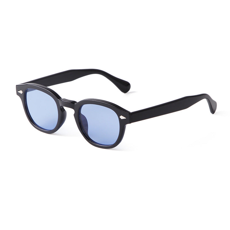 Trendy Round Frame UV Protection Sunglasses
