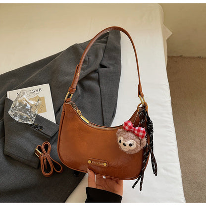 Trendy Casual PU Shoulder Bag for Women