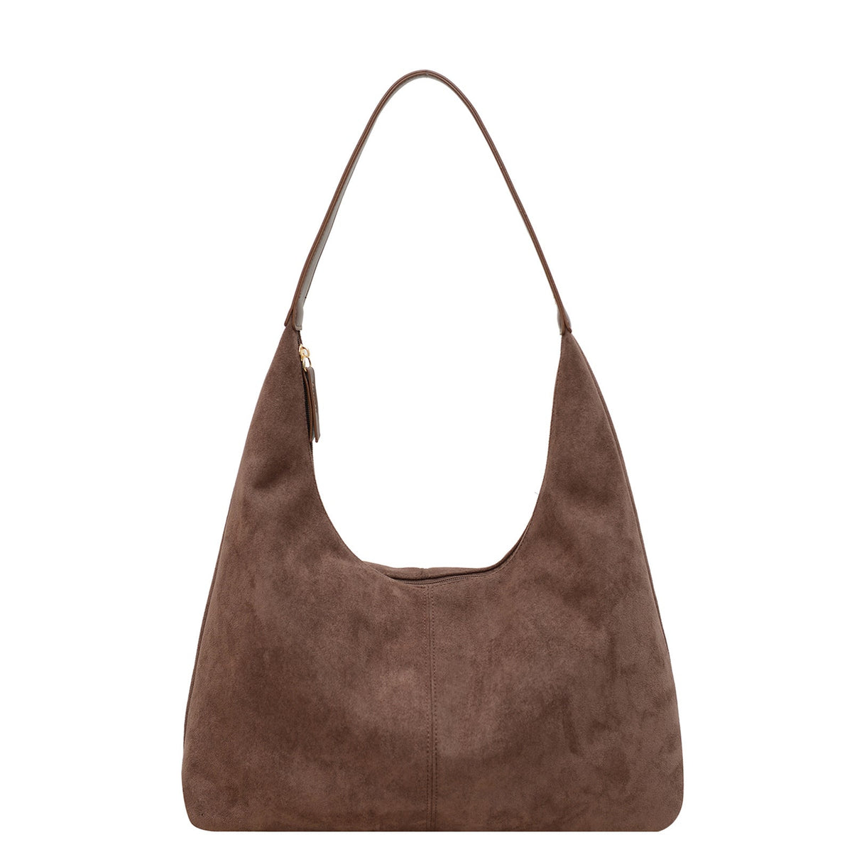 Vintage Suede Tote Commuter Underarm Bag