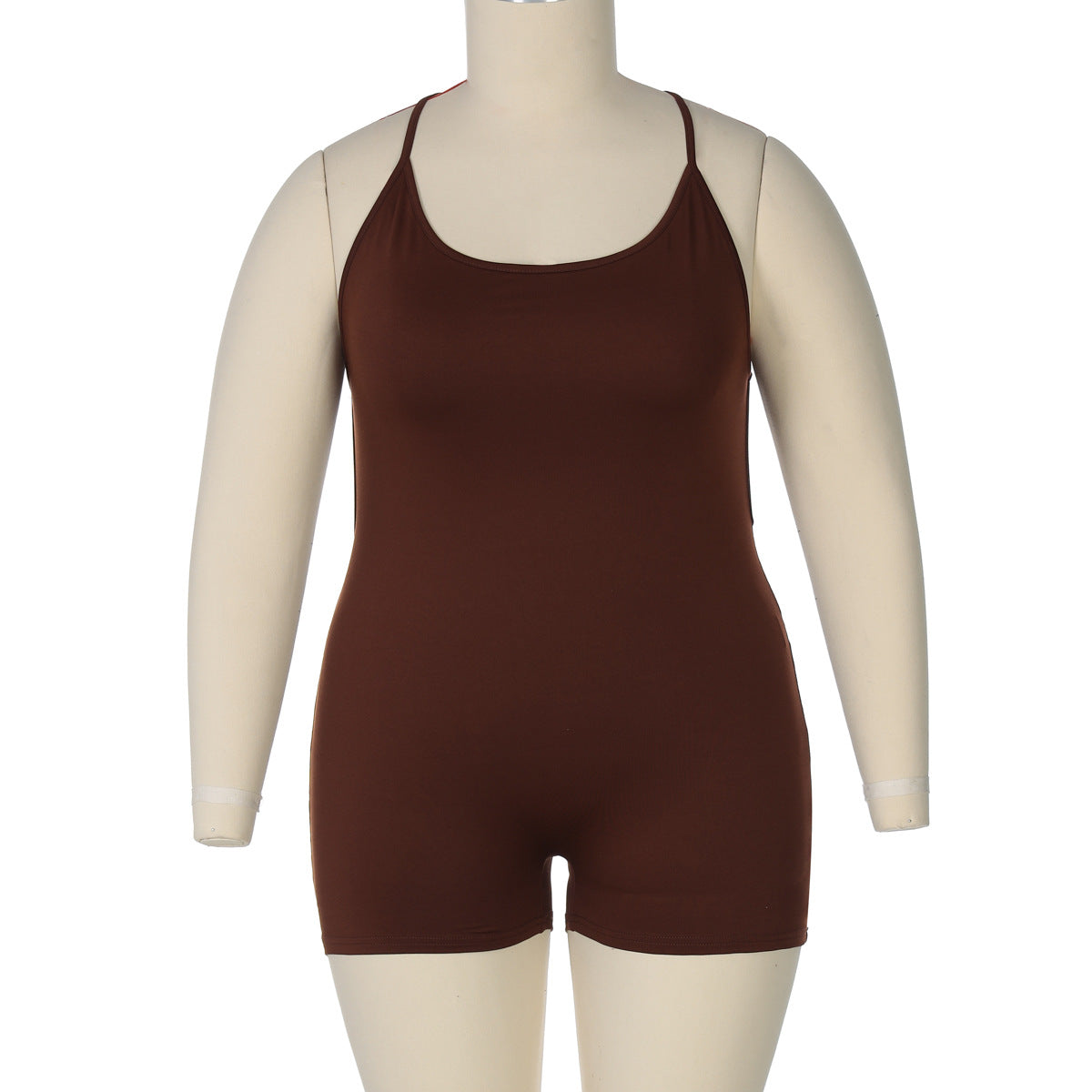 Trendy Plus Size Sleeveless Backless Jumpsuit Casual Chic