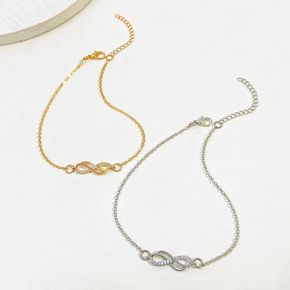 Vintage Zircon Delicate  Anklet