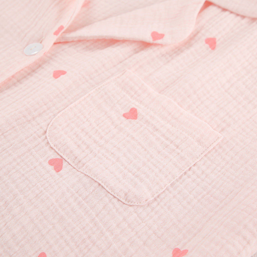 Love Print Casual Soft Homewear Sets