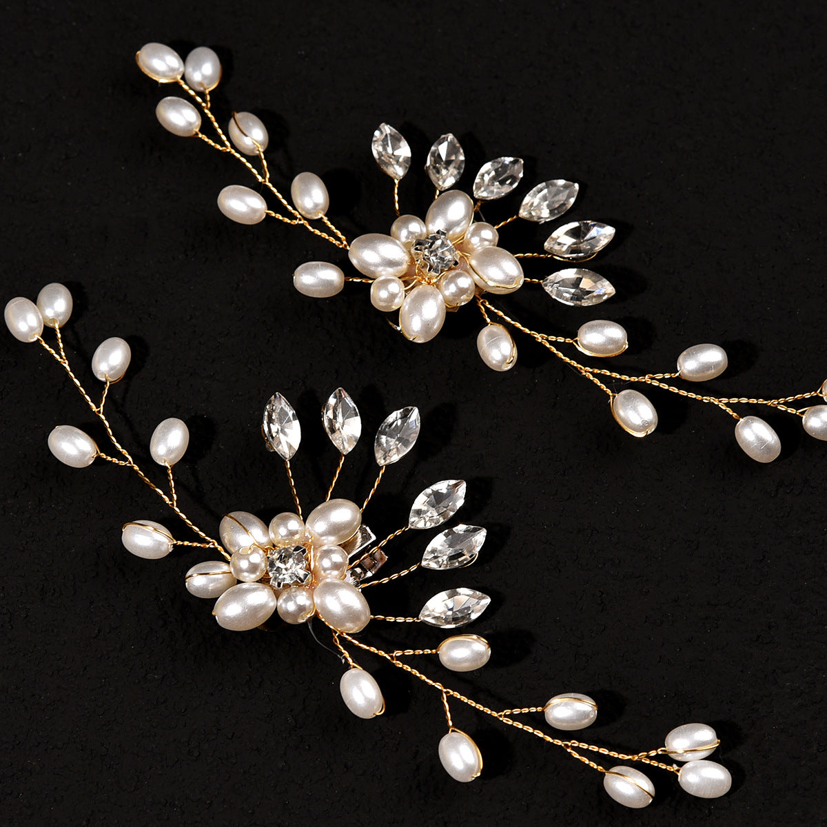 Handmade Pearl Shoe Flowers Wedding Accessories