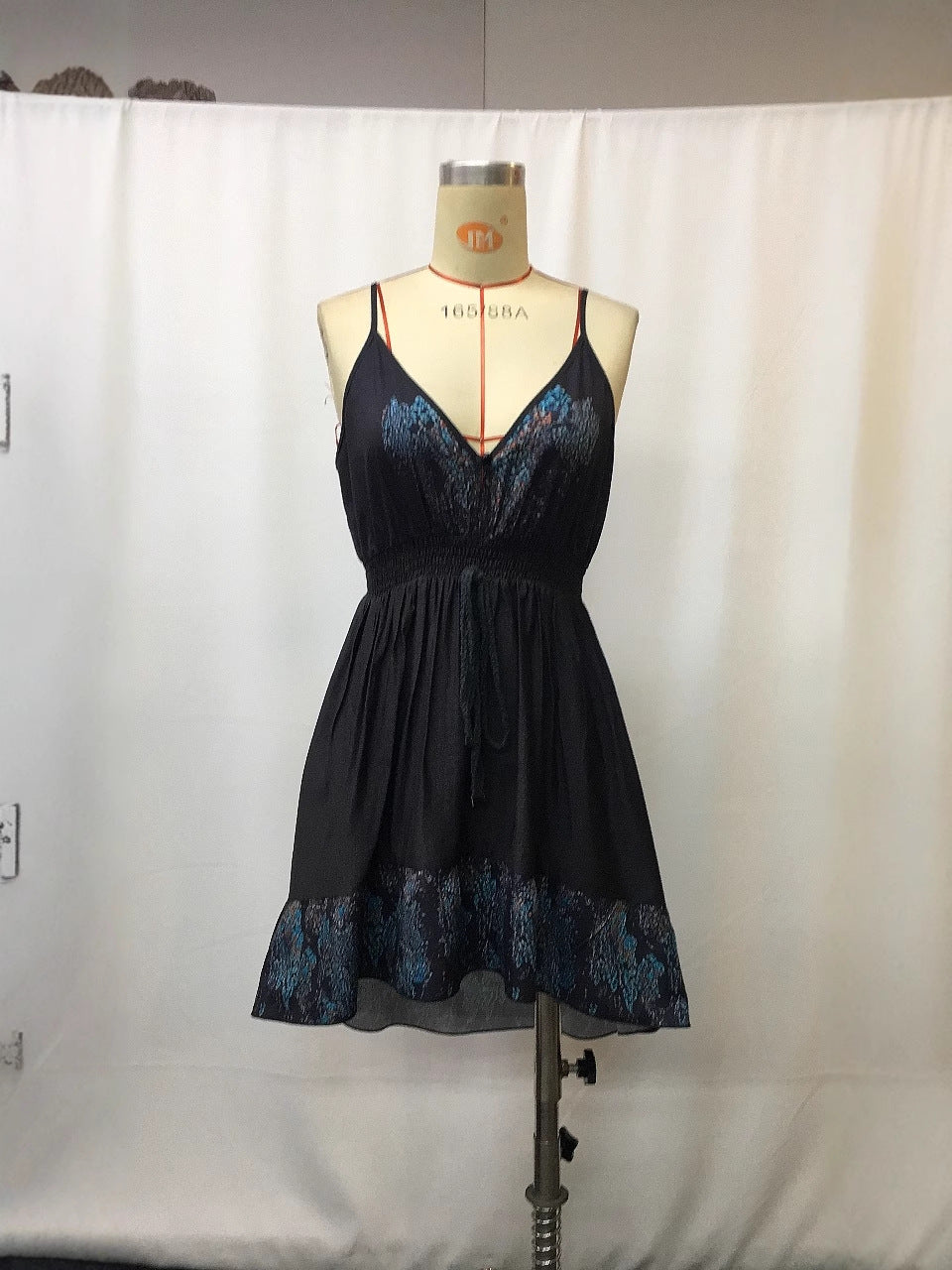 Western-Style Floral Printed Casual Mini Dress