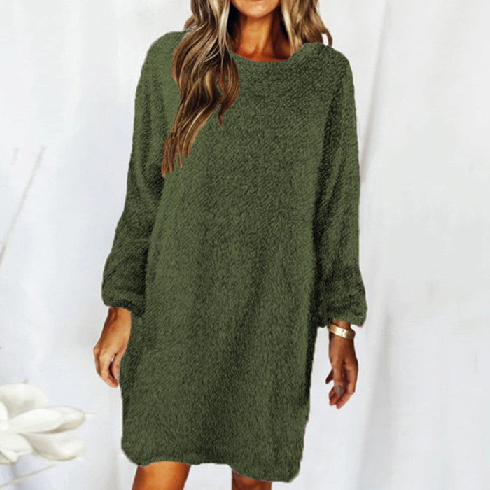 Dark Green Dress