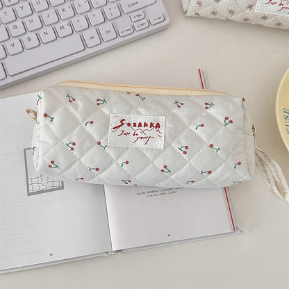 Cute Floral Print Make Up Bag