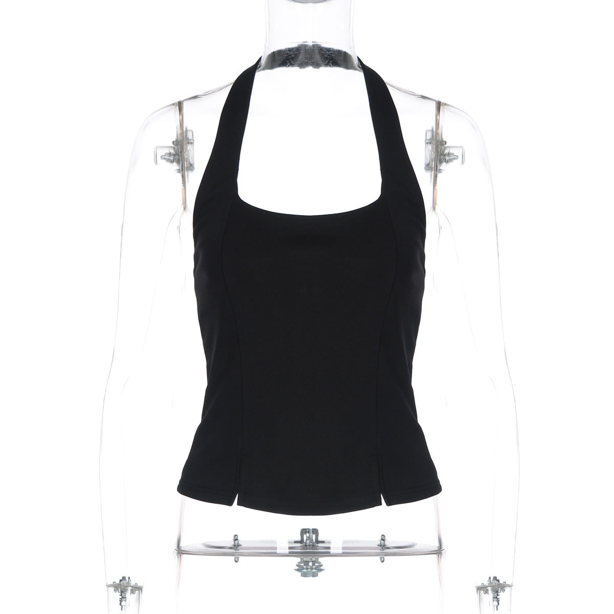 Sexy Backless Halter Crop Top for Women