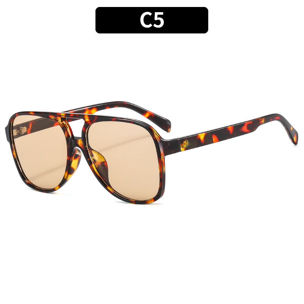 Trendy Retro Square Sunglasses with UV400 Protection