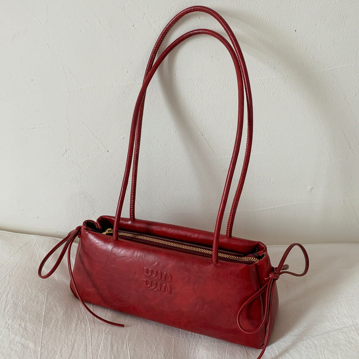 Trendy Soft Leather Tote Bag Large Capacity Shoulder Bag