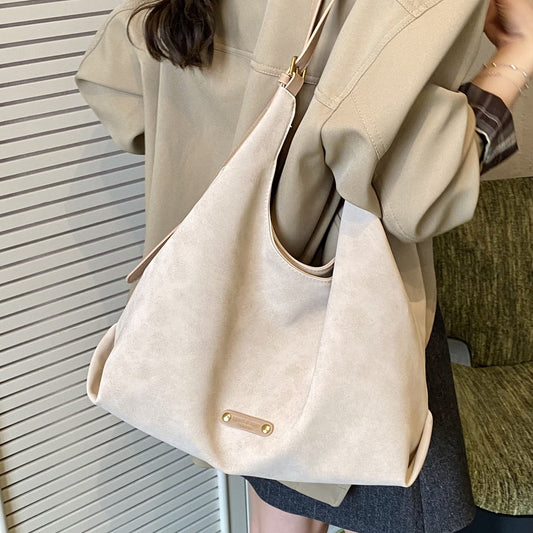 Fashionable Large Tote Bag For Women - Casual PU Shoulder Bag