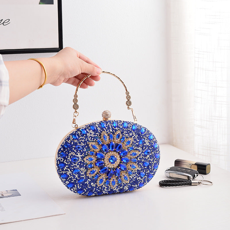 Luxury Rhinestone Evening Clutch Bag for Parties