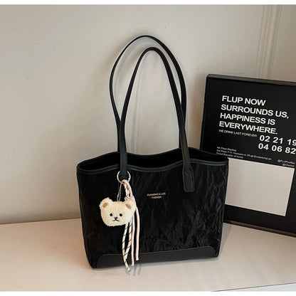 Vintage Style Large Capacity Tote Bag for Women