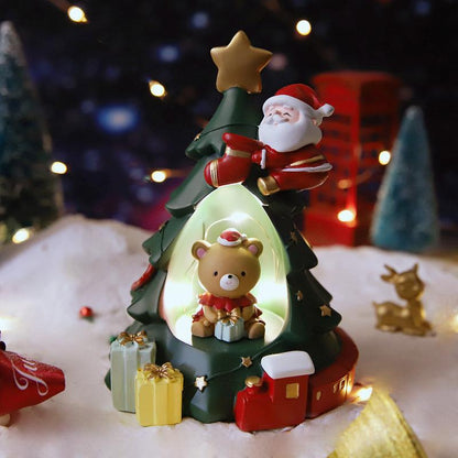 Christmas Star Lights Small Night Lights Decorations Scene Layout Luminous Decorations Santa Claus Gifts Snowman Gifts