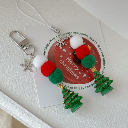 Funny Santa Claus Christmas Style Bag Charm